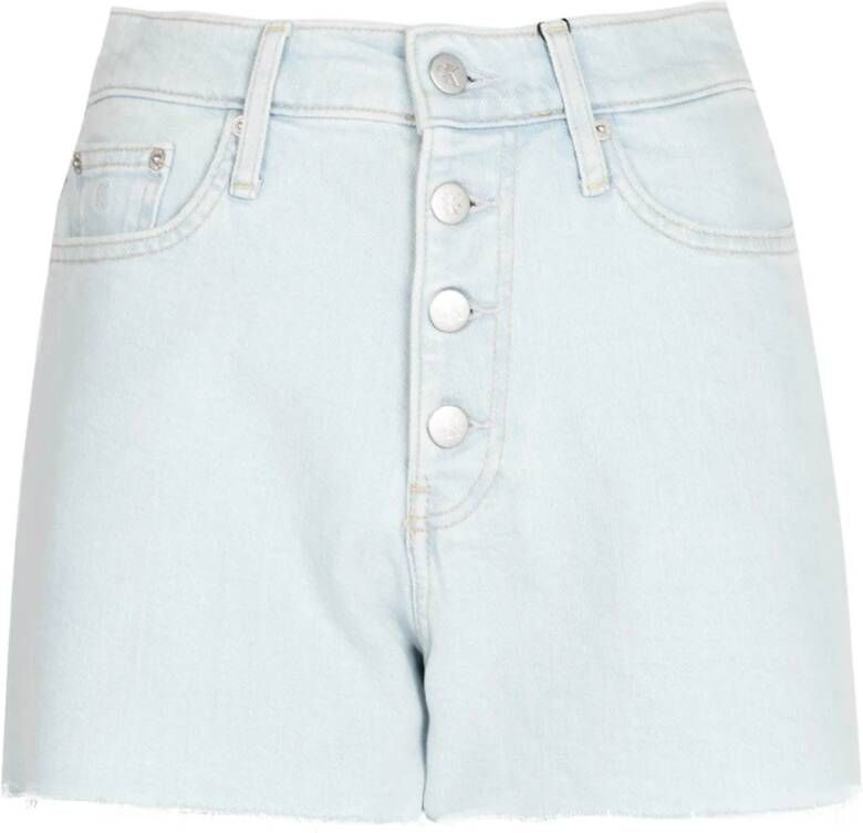 Calvin Klein Eenvoudige Stijl Shorts Blauw Dames