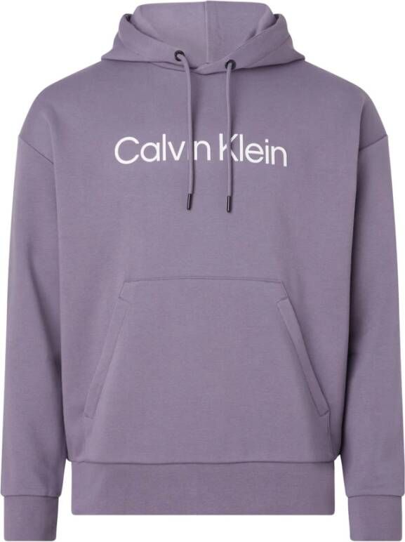 Calvin Klein Heren Sweatshirt met bedrukt logo Beige Heren