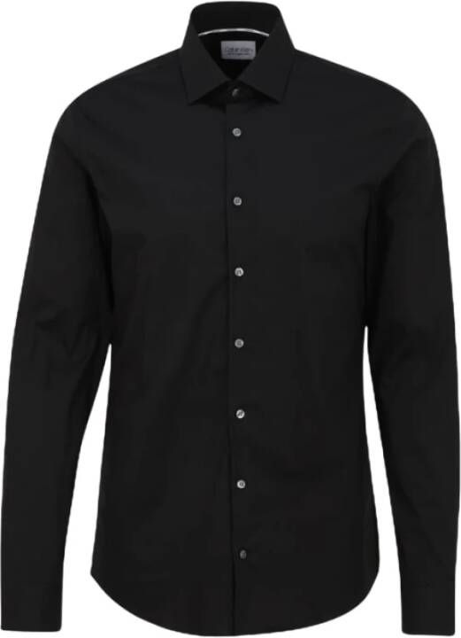Calvin Klein Formal Shirts Zwart Heren