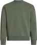 Calvin Klein Geborduurd Logo Sweatshirt Groen Heren - Thumbnail 1