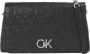 Calvin Klein Gerecyclede Schoudertas Herfst Winter Collectie Black Dames - Thumbnail 2