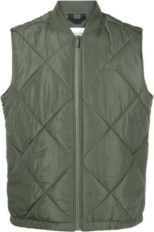Calvin Klein Groene Jassen Klassieke Collectie Green Heren