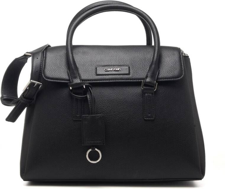 Calvin Klein Zwarte polyester handtas met meerdere compartimenten Black Dames - Foto 7