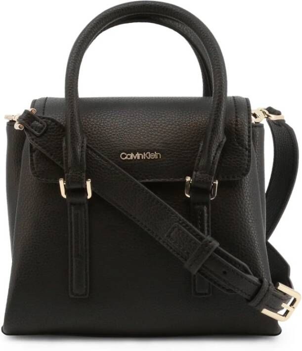 Calvin Klein ck elevated satchel mini Zwart Dames