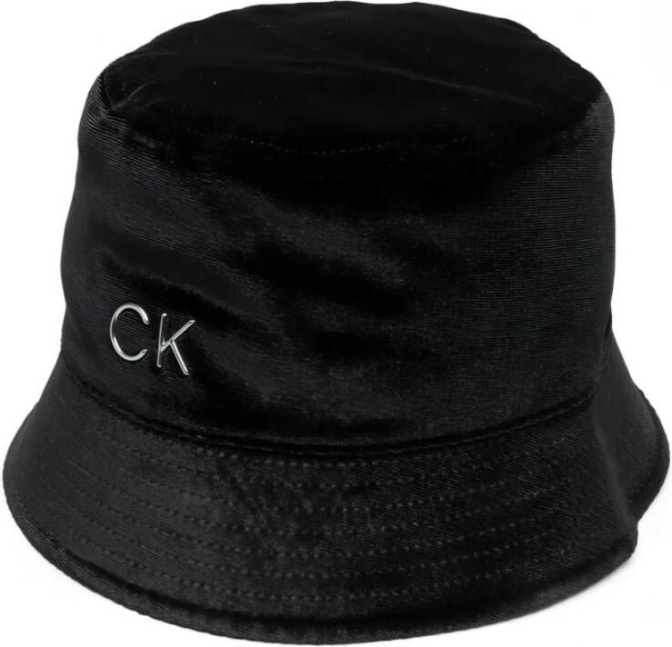 CK Calvin Klein Aan twee kanten draagbaar vissershoedje model 'VELVET'