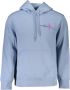 Calvin Klein Heren Hoodie met Centrale Zak en Logo Print Blauw Heren - Thumbnail 2