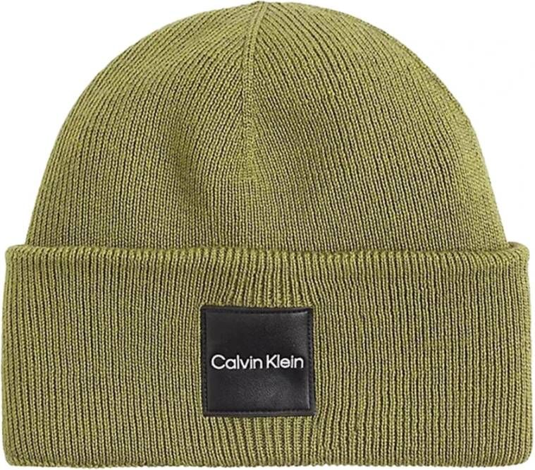 Calvin Klein Beanie FINE cotton rib beanie