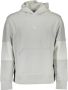 Calvin Klein Grijze hoodie met centrale zak en logoprint Gray Heren - Thumbnail 3