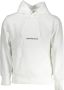 Calvin Klein Institutional Hoodie Wit Zwart Logo White Heren - Thumbnail 5