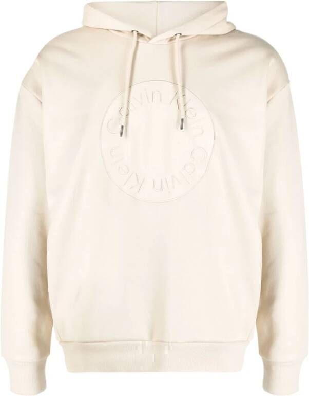 Calvin Klein Beige Truien Stijlvolle Collectie Beige Heren
