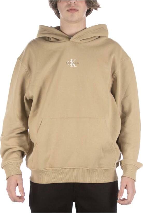 Calvin Klein Jeans Hoodies Bruin Heren