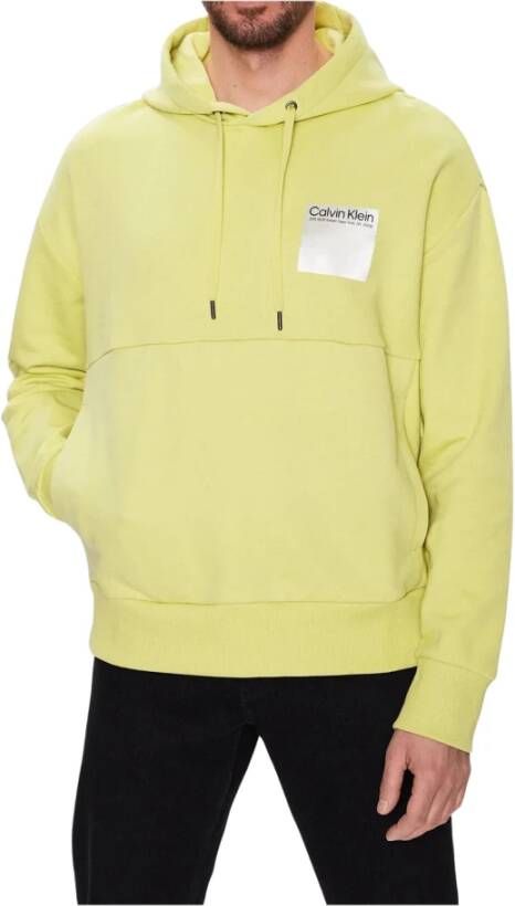 Calvin Klein Hoodies Yellow Heren
