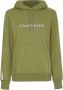 Calvin Klein Performance Hoodie Groen Reflecterend Logo Green Dames - Thumbnail 1