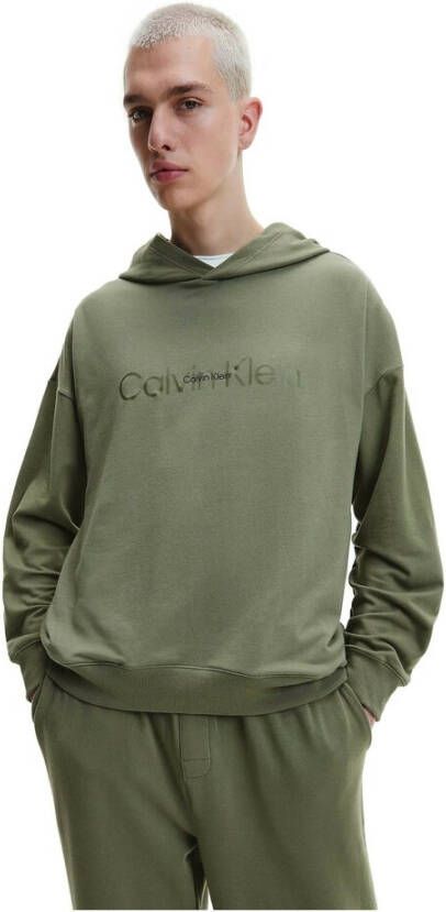 Calvin Klein Hoodie 000nm2353e Groen Dames