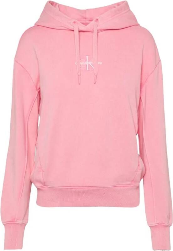 Calvin Klein Hoodies Roze Dames
