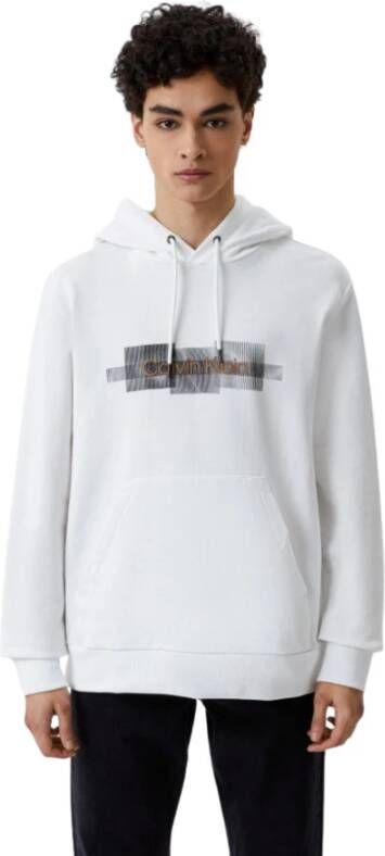 Calvin Klein Hoodies Wit Heren