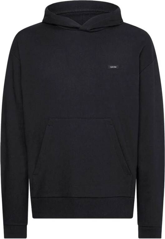 Calvin Klein Zwarte hoodie met comfortabel en stijlvol ontwerp Black Heren