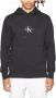 Calvin Klein Zwarte hoodie met borduursel en logo Black Heren - Thumbnail 4