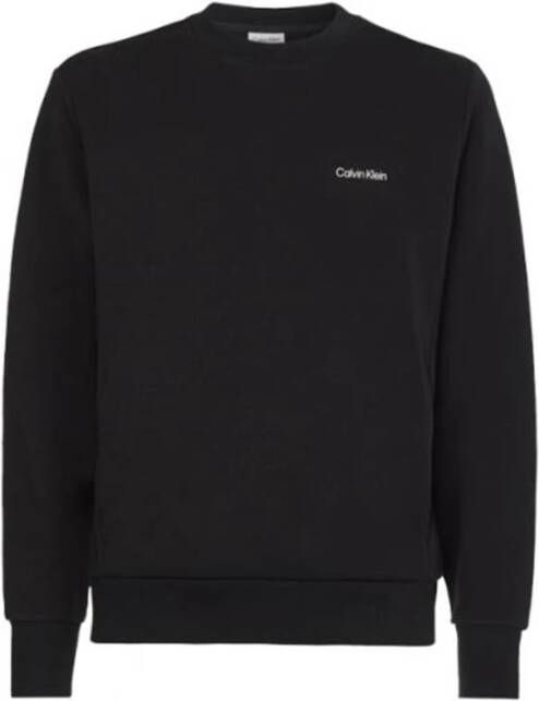 Calvin Klein Comfortabele Heren Logo Hoodie Black Heren