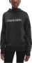 Calvin Klein hoodie met logo zwart wit Sweater Logo 140 - Thumbnail 2