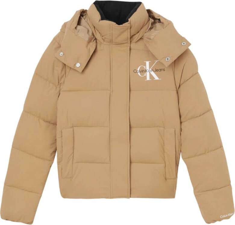 Calvin Klein Jas Camel J20J219007 GV7 Bruin Dames