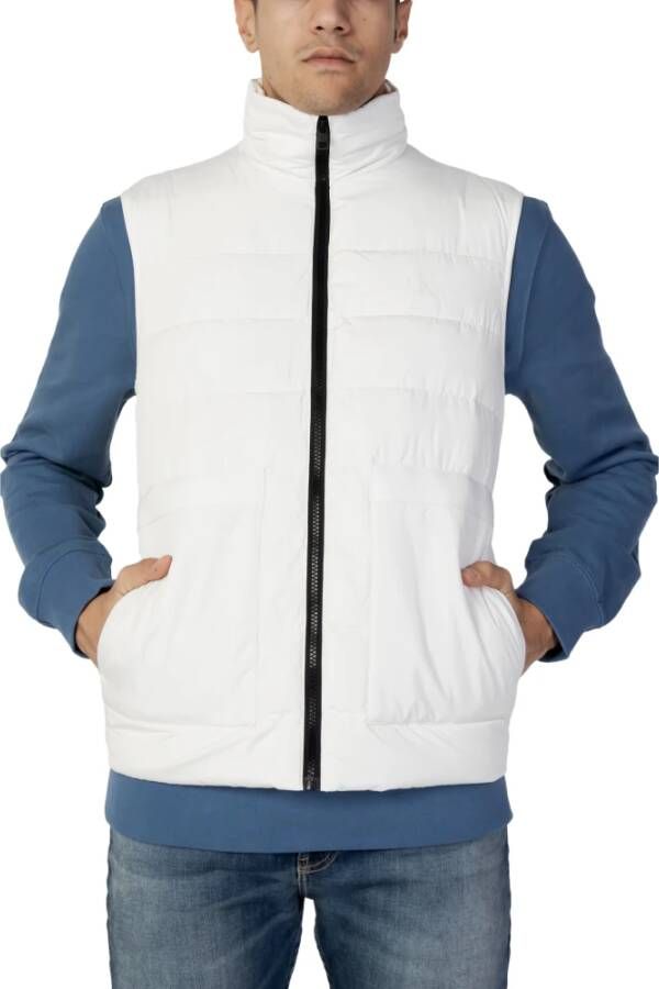 Calvin Klein Jeans Badge trimvest J30J322495Ybi Wit Heren