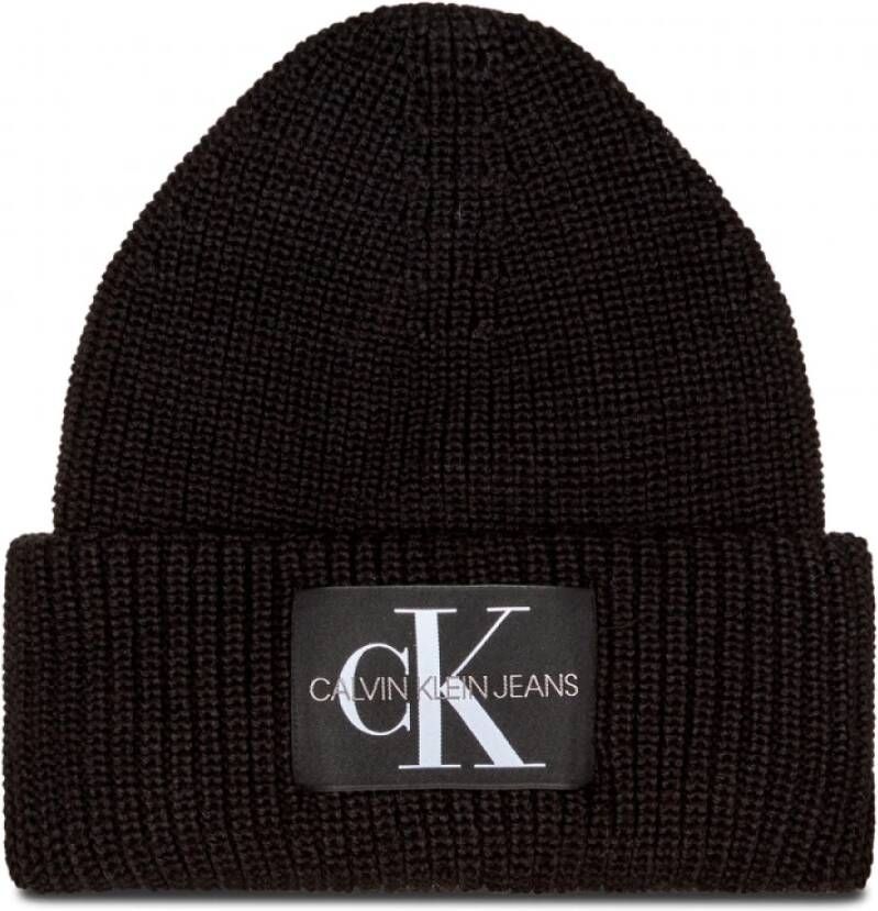 Calvin Klein Jeans Dames Beanie Herfst Winter Collectie Black Dames - Foto 2