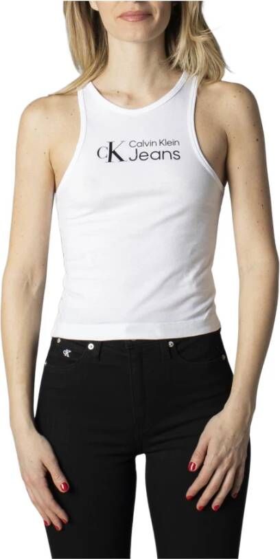 Calvin Klein Jeans Bovenkant Wit Dames