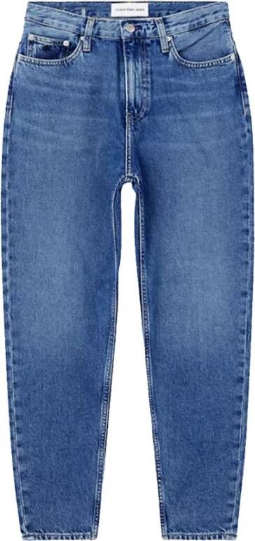 Calvin Klein Jeans Brede jeans Blauw Dames