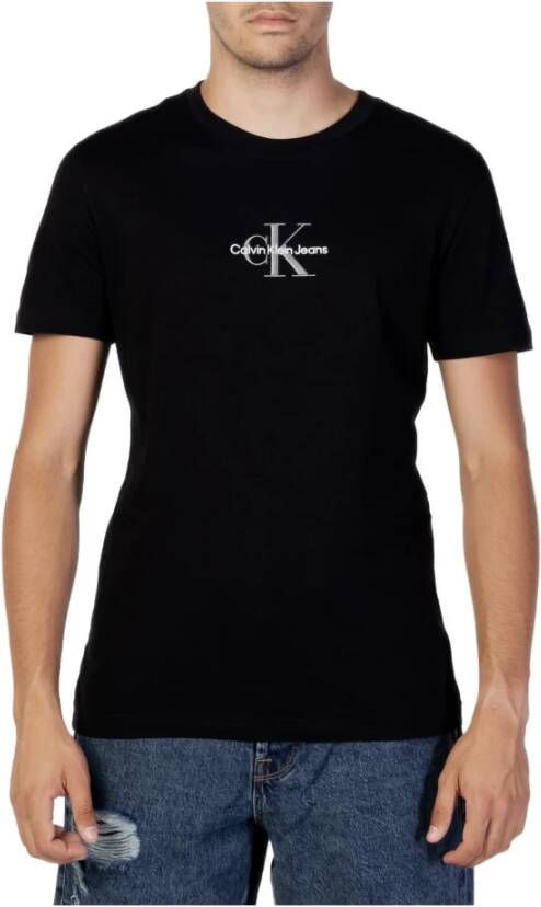Calvin Klein Jeans Calvin Klein Black Men& T-Shirts Zwart Heren