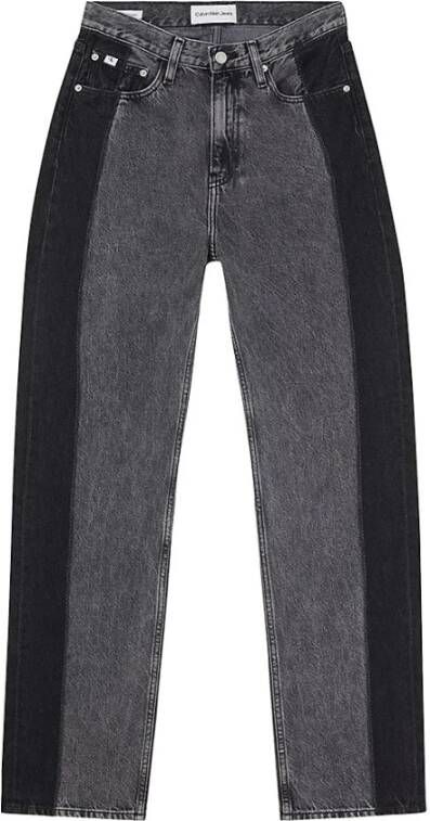 Calvin Klein Jeans Zwarte Jeans met Rits en Knopen voor Dames Black Dames