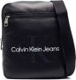 Calvin Klein Jeans Verstelbare Crossbody Tas Effen Patroon Black Heren - Thumbnail 3