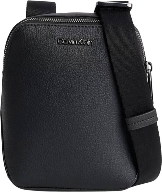 Calvin Klein Zwarte Messenger Tas Stijlvol en Ruim Black Heren