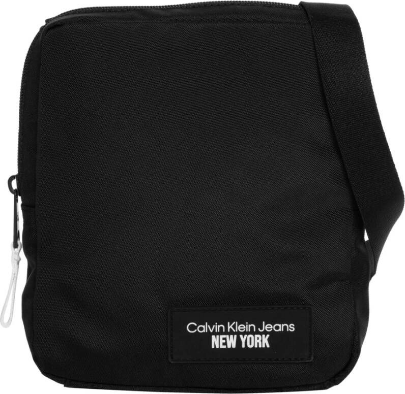 Calvin Klein Herentas met Schouderriem Lente Zomer Collectie Black Heren - Foto 3