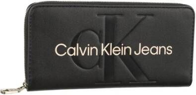 Calvin Klein Jeans Dames Portemonnee Roze van Zwart Dames