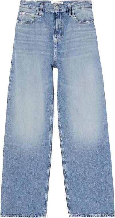 Calvin Klein Jeans Flared Jeans Blauw Dames