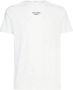 Calvin Klein Jeans Gestapeld logo tee J30J320595Ybi White Heren - Thumbnail 1