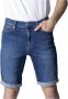 Calvin Klein Jeans Blauwe effen rits- en knoopshorts Blue Heren - Thumbnail 1