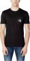 Calvin Klein Jeans Zwart T-shirt met korte mouwen Black Heren - Thumbnail 4