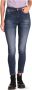 Calvin Klein Jeans Blauwe Dames Jeans met Rits en Knoop Blue Dames - Thumbnail 1