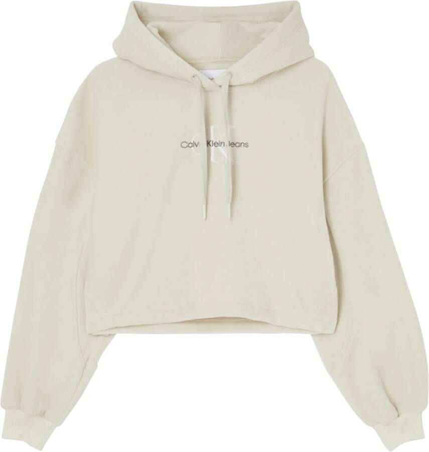 Calvin Klein Jeans Hoodie van fleece model 'POLAR'