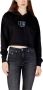 Calvin Klein Jeans Zwarte hoodie met lange mouwen Black Dames - Thumbnail 4