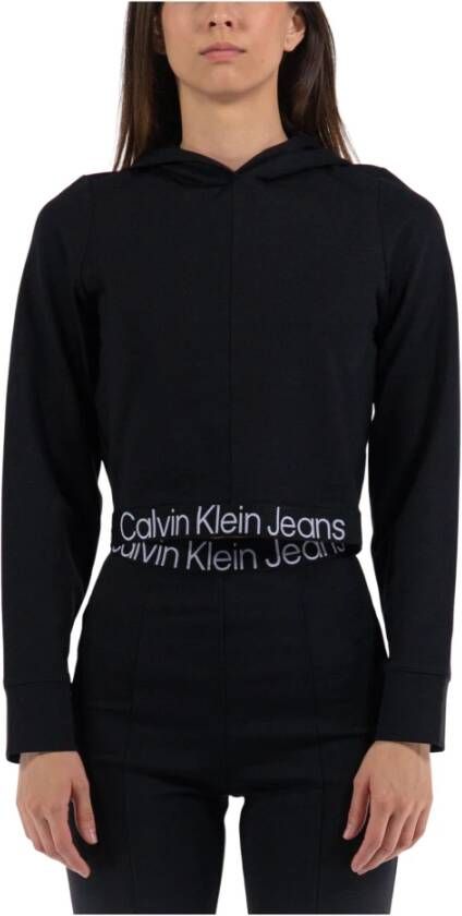 Calvin Klein Jeans Hoodies Zwart Dames
