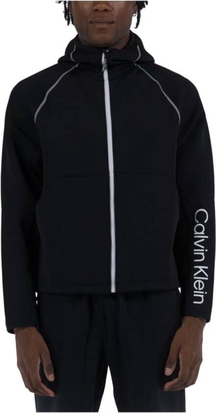 Calvin Klein Zwarte Sport Sweatshirt voor Heren Black Heren