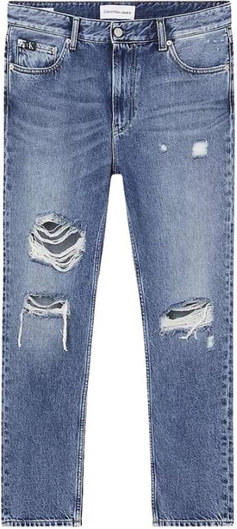 Calvin Klein Jeans J30J321436 Straight FIT Jeans Blauw Heren