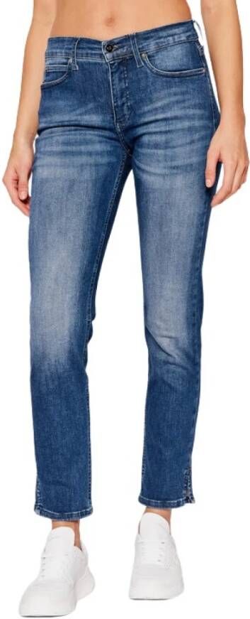 Calvin Klein Jeans K20K203090 Slim Fit Blauw Dames