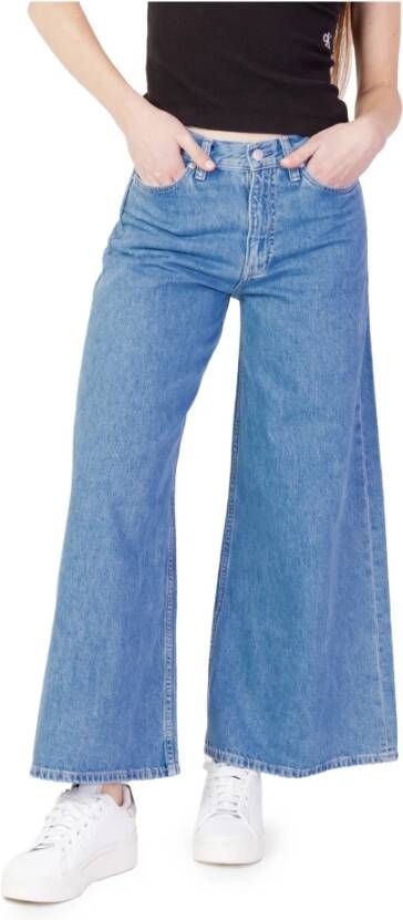 Calvin Klein Jeans Lage Rise Loose J20J2206231A4 Blauw Dames