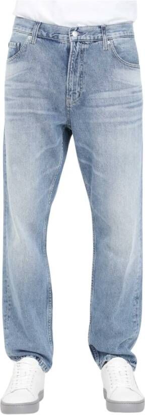 Calvin Klein Jeans Loose-fit Jeans Blauw Heren