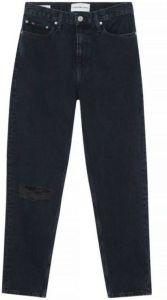 Calvin Klein Jeans Loose-fit Jeans Zwart Dames