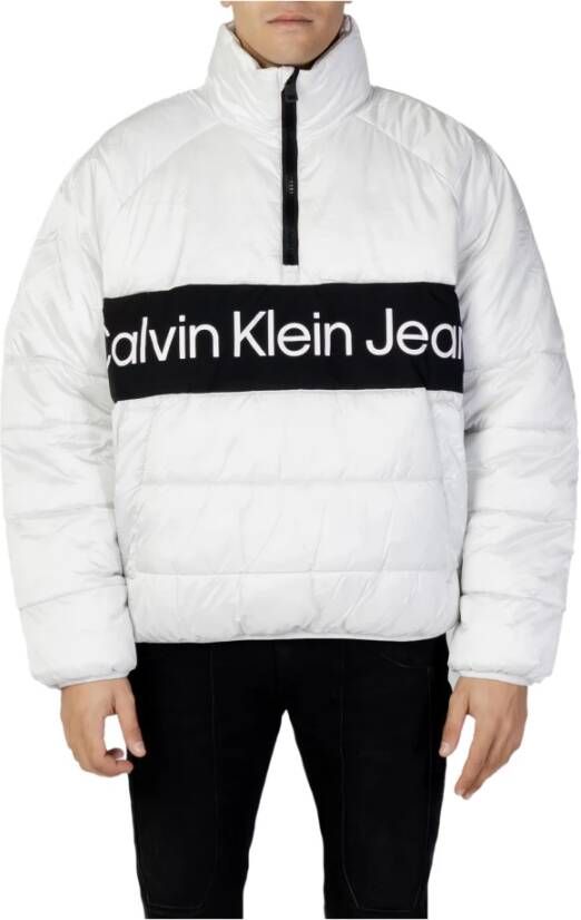 Calvin Klein Jeans Men& Grey Jacket Wit Heren